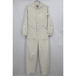 Stoic Long Sleeve Coverall Jumpsuit size XS Women's in Egret-Off-White